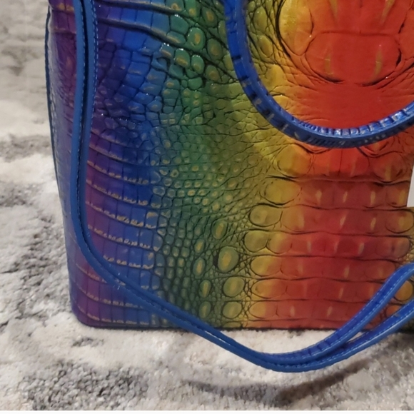 Rare Brahmin Popsicle Ombre Melbourne Duxbury Satchel-NWT - Picture 4 of 12